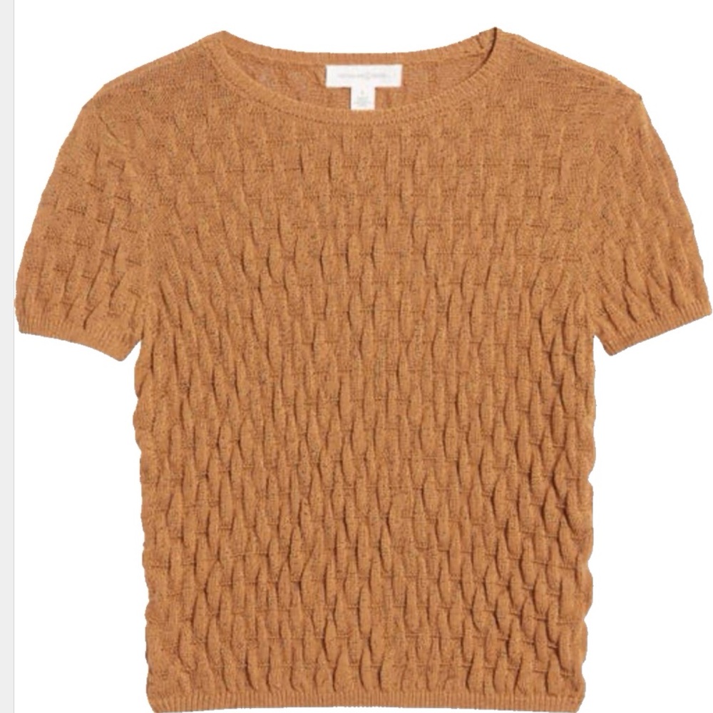 Treasure and Bond cotton short sleeve sweater